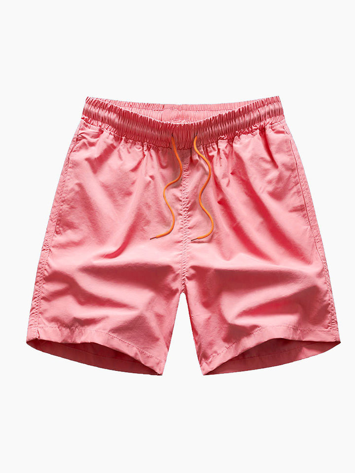 Flamingo Stripe Panel Shirt & Swim Shorts